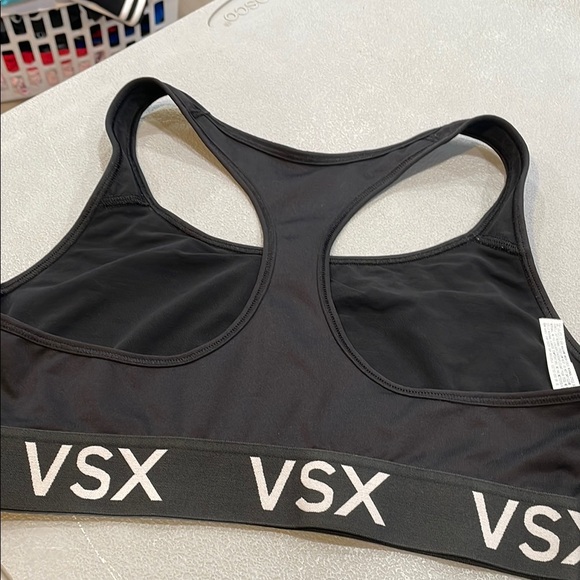 VSX Black Sports Bra - Picture 2 of 3